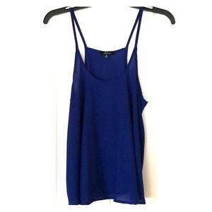 Navy blue Loose -Fitted Tank Top